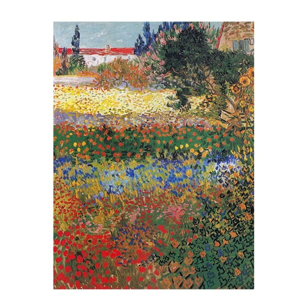 Reprodukcia obrazu Vincent van Gogh - Flower Garden, 60 x 45 cm