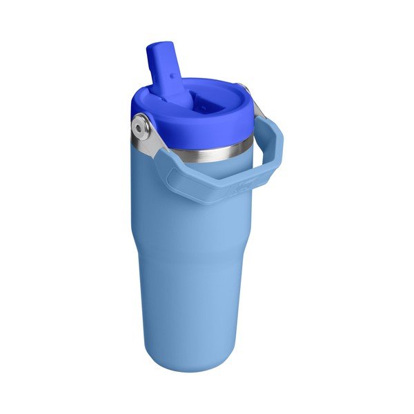 Modrá termoska z nehrdzavejúcej ocele 410 ml IceFlow™ Flip Straw 2.0 Tumbler Blue Sky – Stanley-image-1
