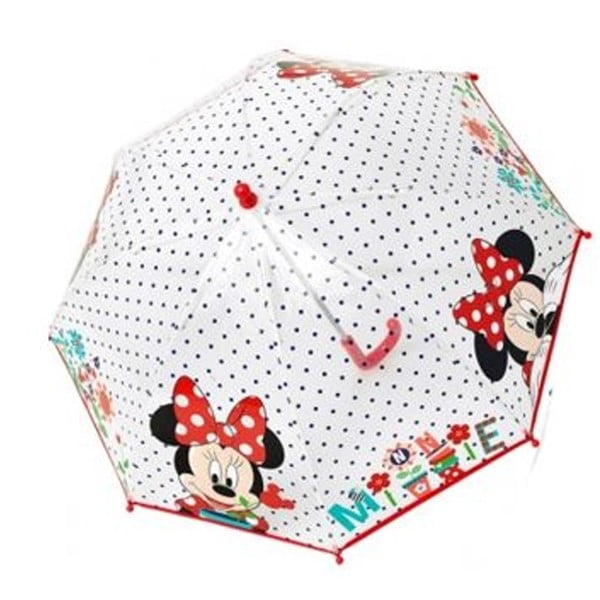 Detský transparentný dáždnik Minnie, ⌀ 67 cm