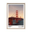 Tlačený obraz s rámom 50x70 cm Golden Gate – Styler