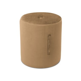 Svetlohnedý puf Mazzini Sofas Fiore, ⌀ 40 cm