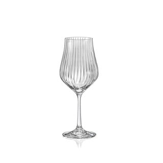 Súprava 6 pohárov na víno Crystalex Tulipa Optic, 350 ml