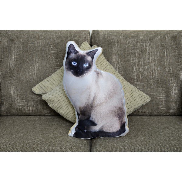 Vankúšik s potlačou Siamskej mačky Adorable Cushions-image-1