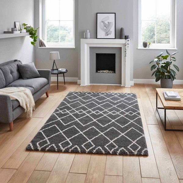 Sivý koberec 120x170 cm Royal Nomadic – Think Rugs-image-1