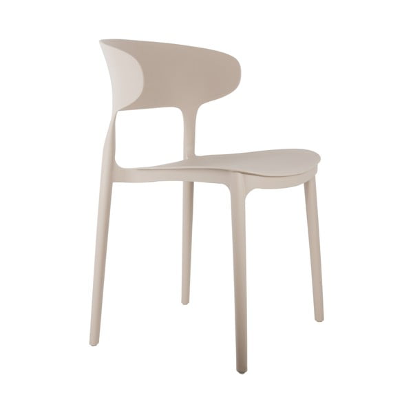 Béžové plastové jedálenské stoličky v súprave 4 ks Fain – Leitmotiv
