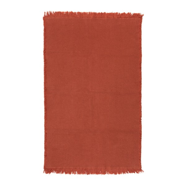 Detský oranžový bavlenný koberec Nattiot Albertine 85 × 140 cm