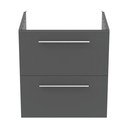 Sivá závesná skrinka pod umývadlo 60x63 cm i.Life B – Ideal Standard