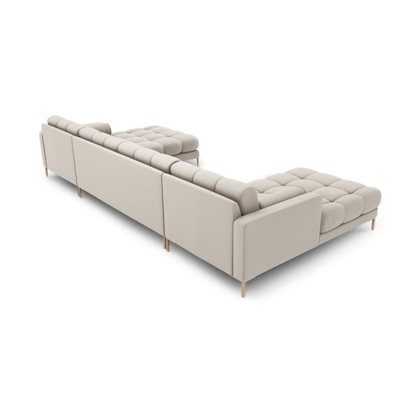 Béžová rohová pohovka do "U" Bali – Cosmopolitan Design-image-4