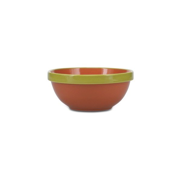 Zelená/oranžová kameninová miska 710 ml Duo – ONA-image-2