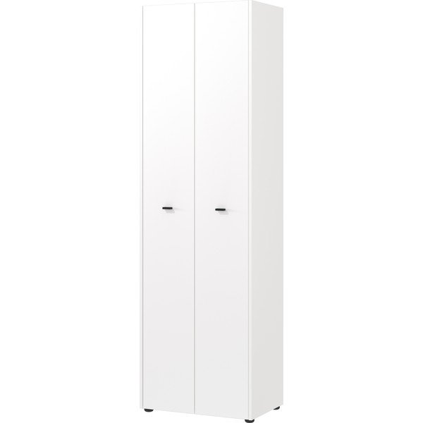 Biela/prírodná šatníková skriňa 59x198 cm Lucena – Germania-image-1