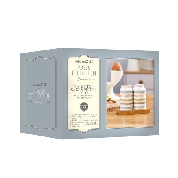 Set soľničky a koreničky s podstavcom Kitchen Craft Classic Collection-image-1