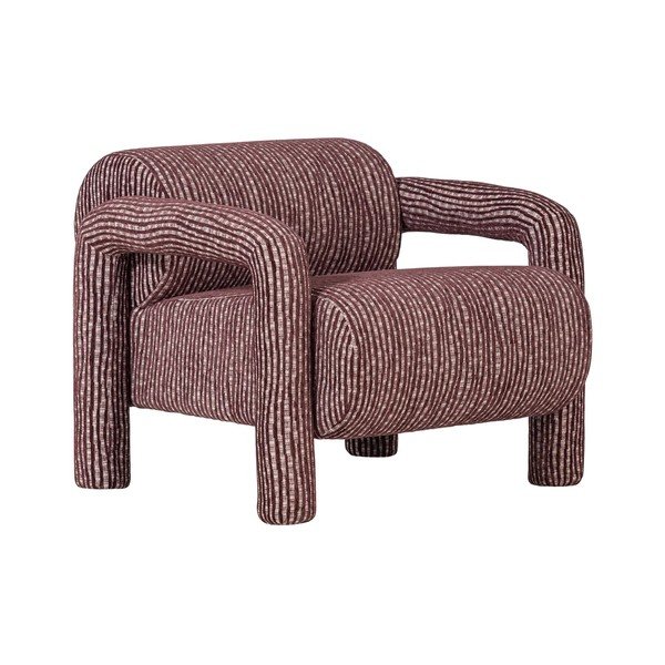 Vínovočervené kreslo Lenny – WOOOD