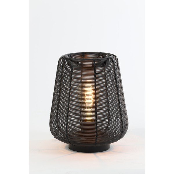 Čierna stolová lampa (výška 26 cm) Adeta - Light & Living-image-2