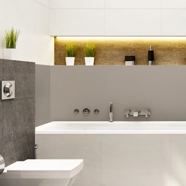 Samolepka na stenu 200x60 cm Taupe - Ambiance-image-3