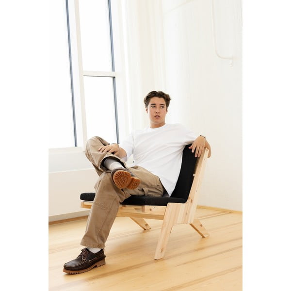 Tmavosivé kreslo Sway – Karup Design-image-1