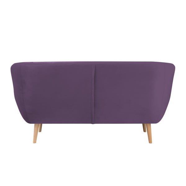 Fialová dvojmiestna pohovka Mazzini Sofas Amelie-image-3