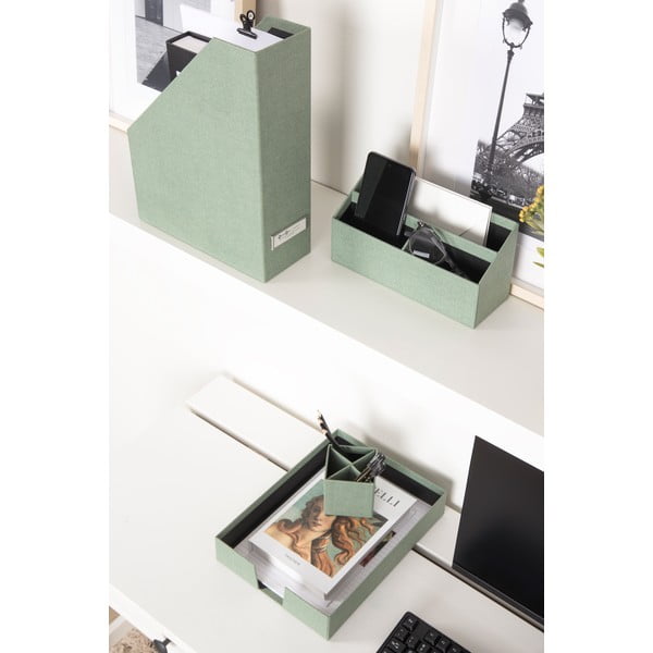 Kartónové organizéry v súprave 4 ks Hugo Canvas Paper Laminate – Bigso-image-2