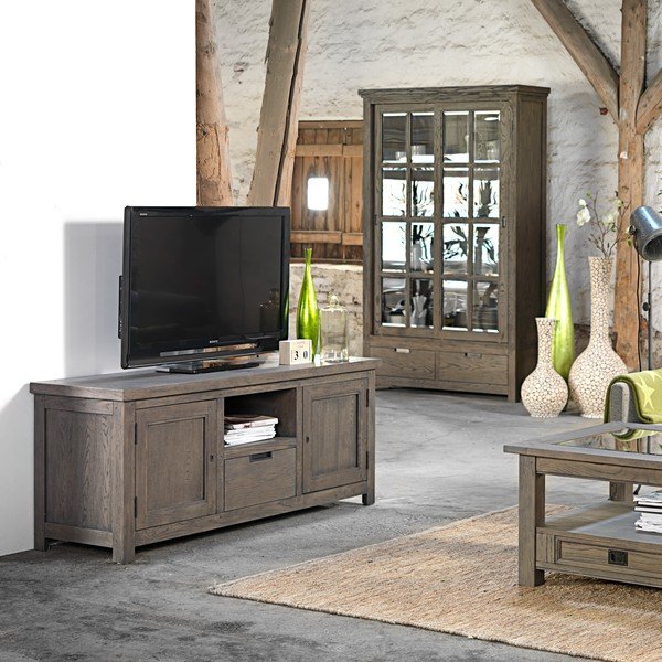 Televízny stolík Cross, 160x65 cm-image-1