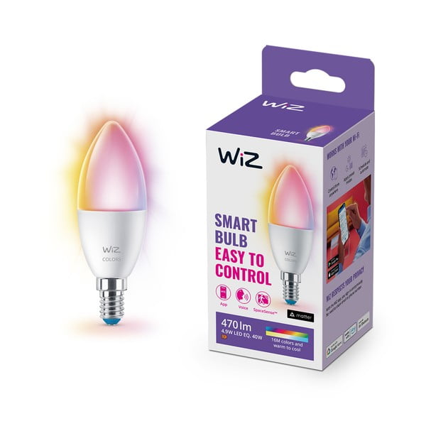 LED smart žiarovka E14, 5 W – WiZ-image-2