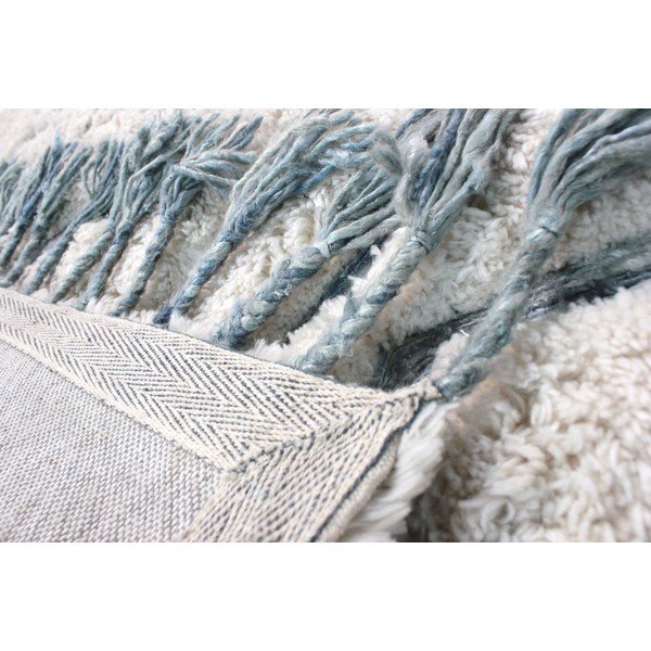 Béžovo-modrý ručne tkaný koberec Flair Rugs Solitaire Sion, 160 × 230 cm-image-1