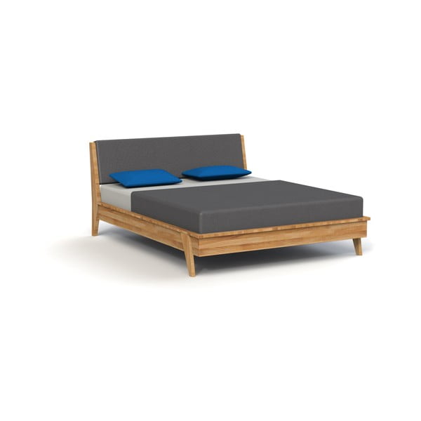 Dvojlôžková posteľ z dubového dreva 200x200 cm Retro 1 - The Beds