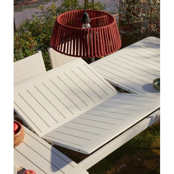 Kovový záhradný jedálenský stôl 100x205 cm Brela – Kave Home-image-3