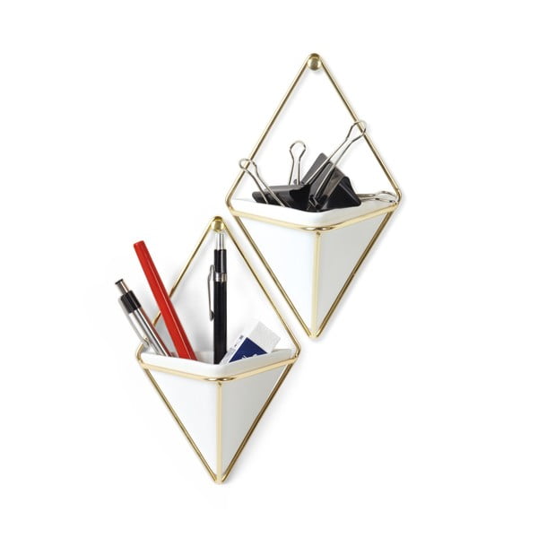 Závesné keramické kvetináče na bylinky v súprave 2 ks Trigg – Umbra-image-4