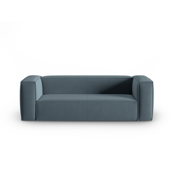 Modrá zamatová pohovka 200 cm Mackay – Cosmopolitan Design