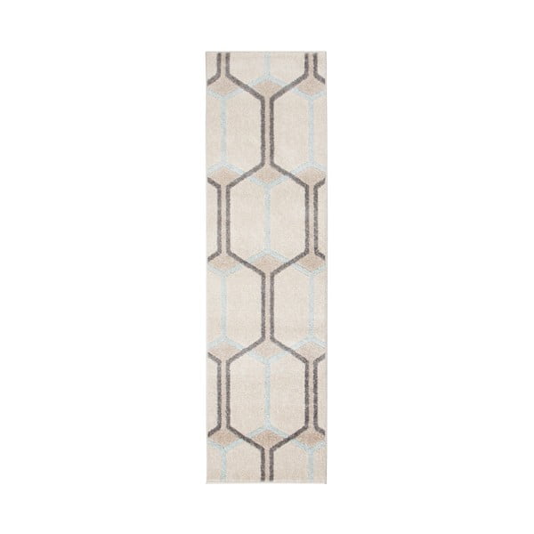 Béžový koberec Flair Rugs Urban Trellis, 60 x 220 cm