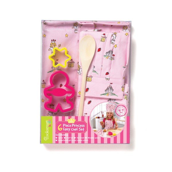 Set na výrobu perníkov s kuchárskou čiapkou pre deti Cooksmart England Fairy, 6 ks