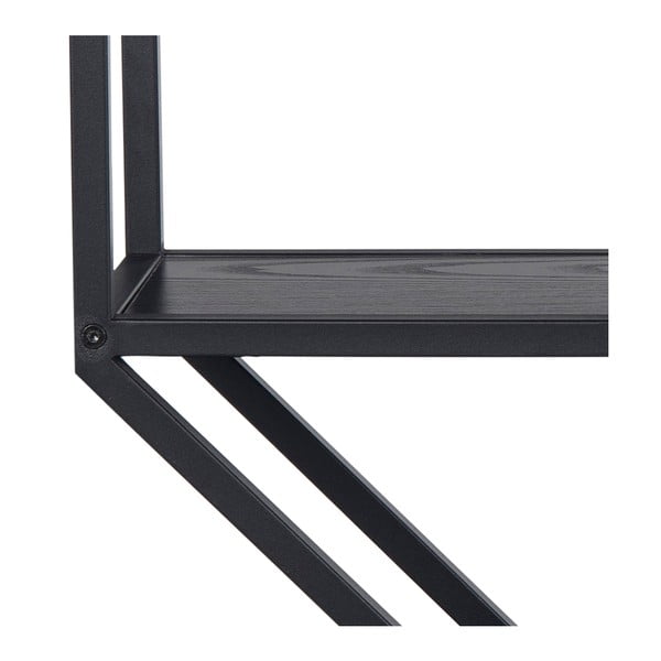 Čierna nástenná polica Actona Seaford-image-3