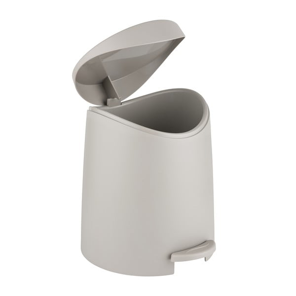 Taupe pedálový plastový odpadkový kôš 3 l Portes – Allstar-image-1