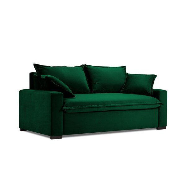 Tmavozelená rozkladacia pohovka Kooko Home Mezzo-image-2