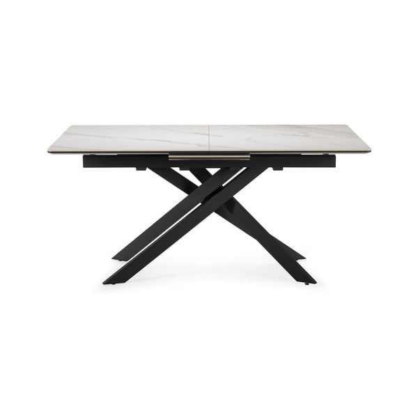 Rozkladací jedálenský stôl s prídavnou doskou s keramickou doskou 89,5x160 cm Belma – Marckeric