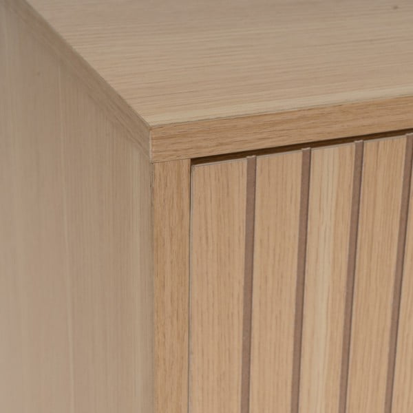 Nočný stolík v dekore duba v prírodnej farbe Mid-Lines – Casa Selección-image-3