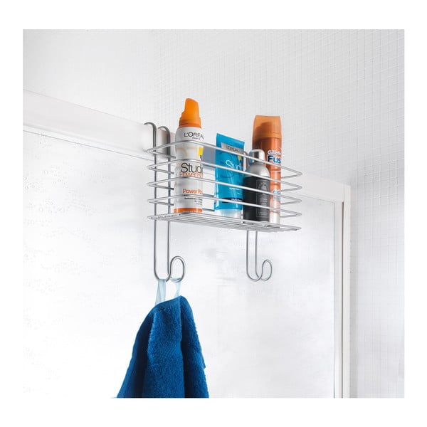 Polička na zavesenie do sprchy alebo na radiátor Metaltex Oasis-image-1