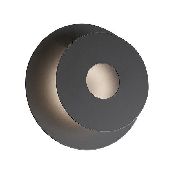 Čierne LED nástenné svietidlo Hennes – Fischer & Honsel