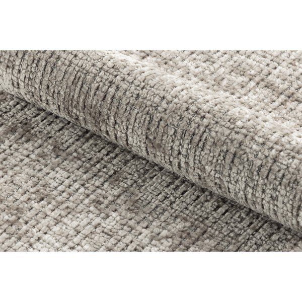 Svetlosivé čalúnené jedálenské kreslo s podrúčkami Graham – Actona-image-3