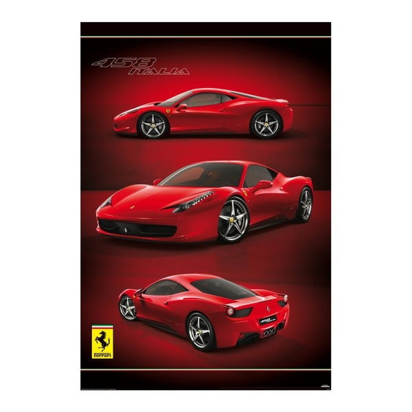 Veľkoformátová tapeta Red Ferrari, 158 x 232 cm