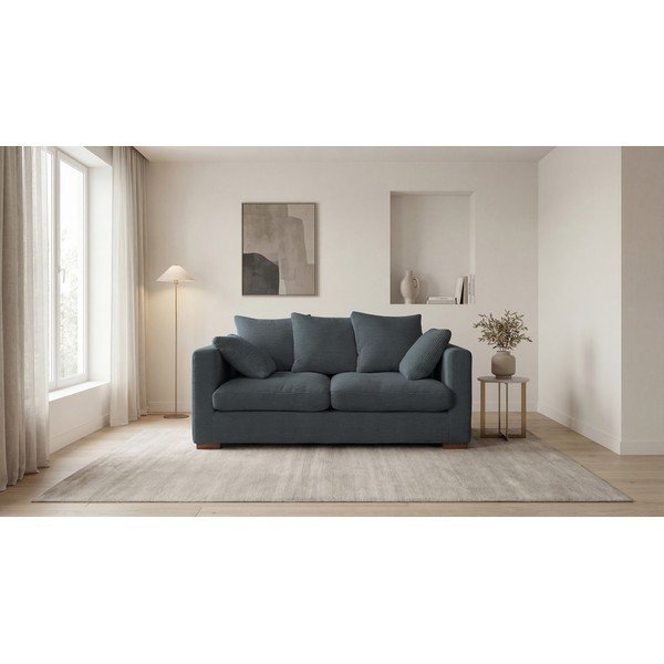 Sivá menčestrová pohovka 175 cm Comfy – Scandic-image-4
