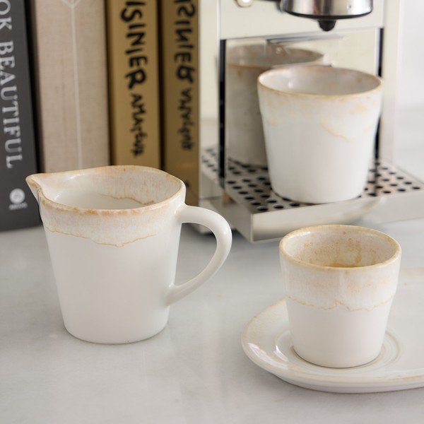 Biela kameninová kanvička na mlieko 200 ml Grespresso – Costa Nova-image-1