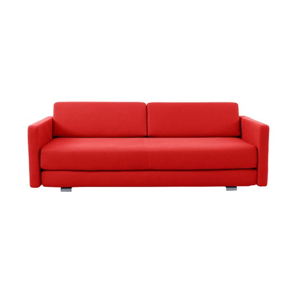 Rozkladacia sedačka Lounge, červená