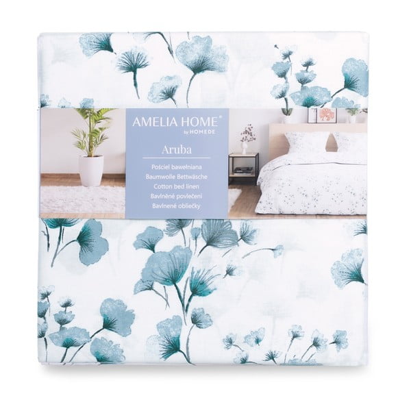 Bavlnené obliečky na jednolôžko AmeliaHome Averi Aruba, 135 x 200 cm-image-4