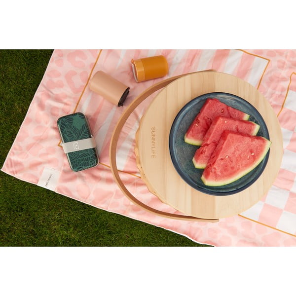 Ružová plážová osuška Sunnylife Call of the Wild-image-1