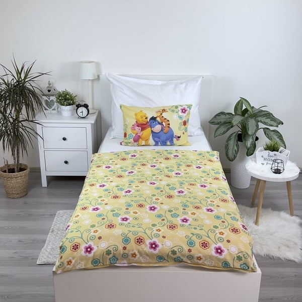 Bavlnená detská obliečka do postieľky 100x135 cm Winnie-the-Pooh – Jerry Fabrics-image-2