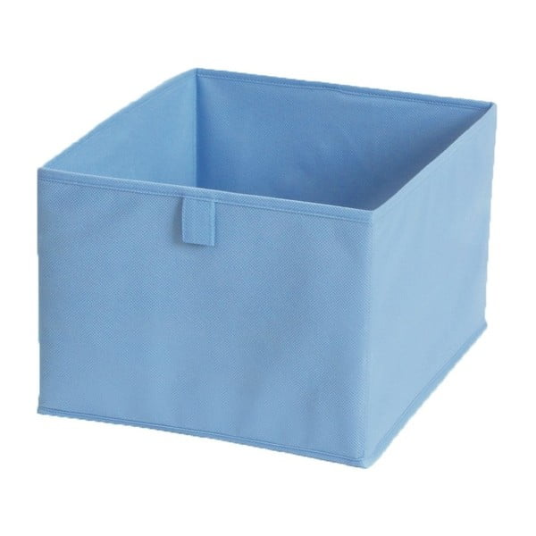 Modrý textilný úložný box Jocca, 30 x 30 cm