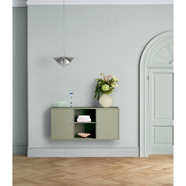 Kaki závesná komoda 133x61x42 cm Mistral – Hammel Furniture-image-4