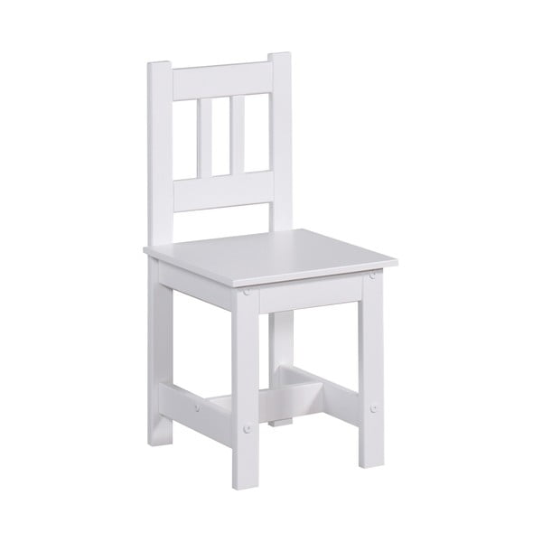 Biela detská stolička Junior – Pinio