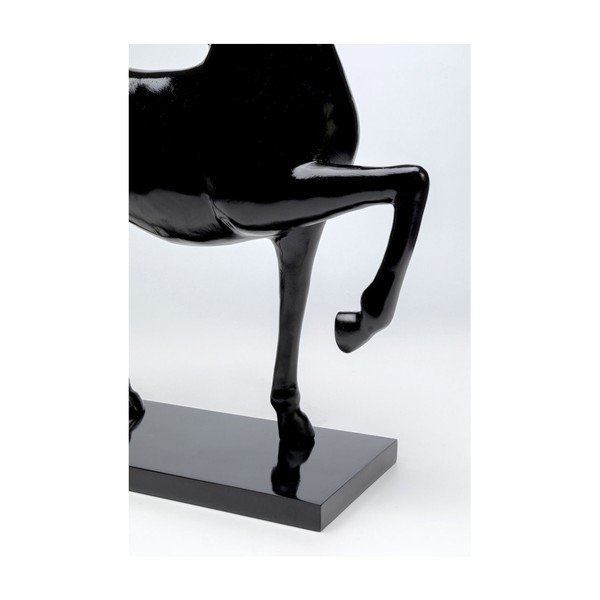 Čierna soška koňa Kare Design Proud Horse-image-2