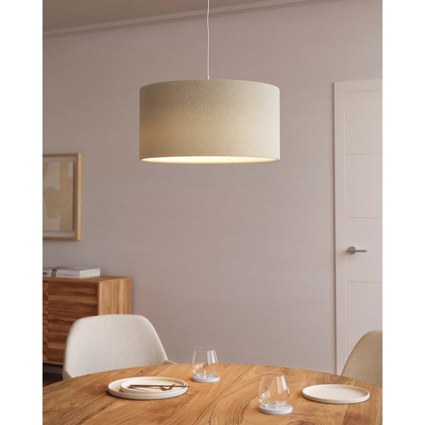 Krémové tienidlo ø 50 cm Nazli – Kave Home-image-1